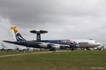 Aufklärungsflugzeug Awacs in Sonderlackierung