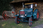 Hanomag Schlepper und Heurechen
