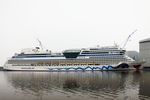 AIDAblu im Werfhafen