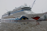 AIDAblu im Werfhafen